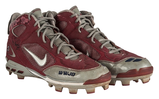 2007 Albert Pujols Game Used and Signed Nike Cleats (Mears & PSA/DNA)